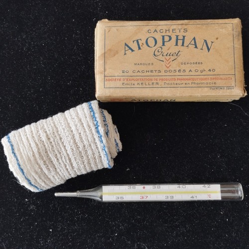 Thermometre medical verre - ,