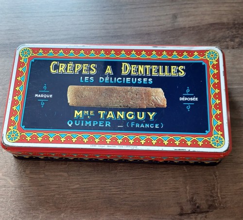 Ancienne boîte crêpes à - ancienne,