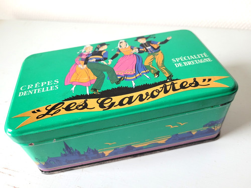 Boite fer lithographié les - boite,