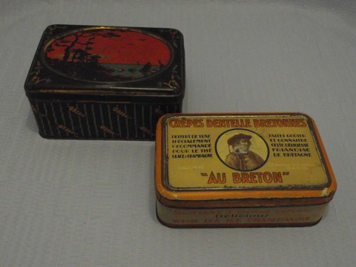 Lot boites métalliques - de, 2