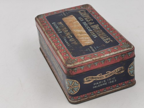 Boite metal ancienne crepes - boite,